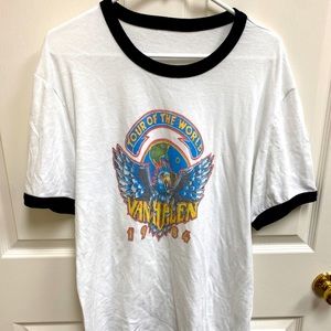 Vintage 1984 Van Halen Single Stitch Shirt Size L